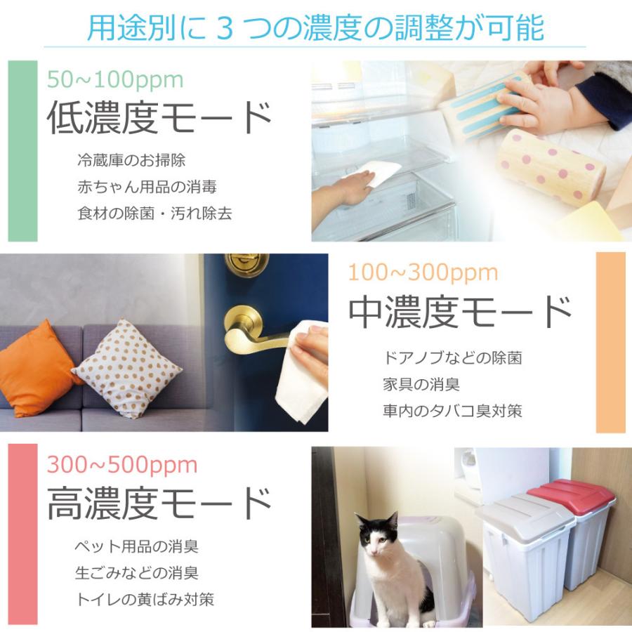 電解次亜水生成器 除菌液 消臭スプレー 家庭用 赤ちゃんやペットに