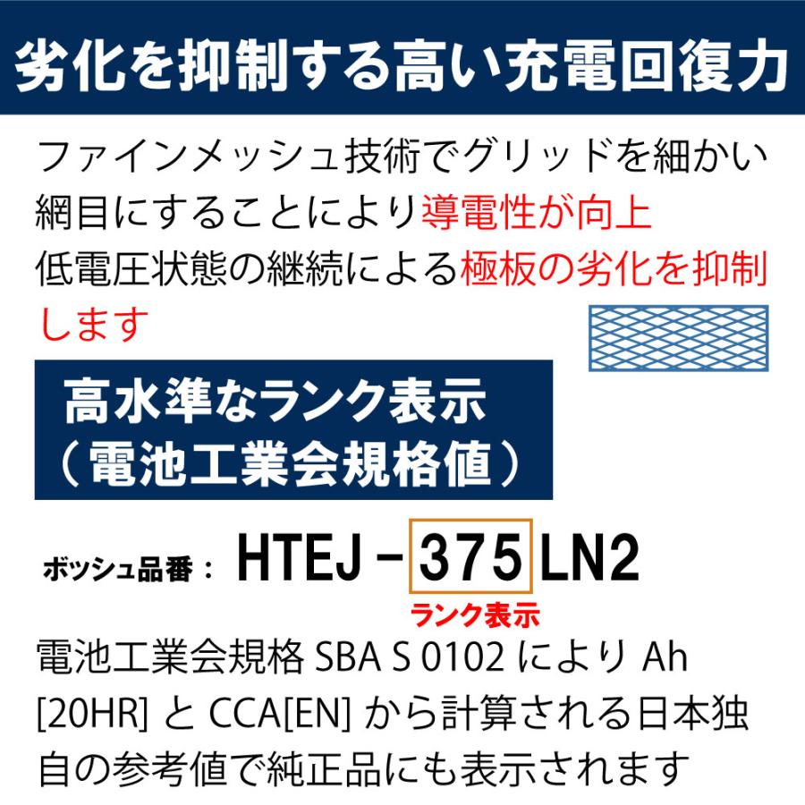 HTEJ-375LN2 BOSCH 純正サイズ LN2 日本車専用ENタイプバッテリー ボッシュ【新品 メーカー補充電あり】｜yubuhin｜04