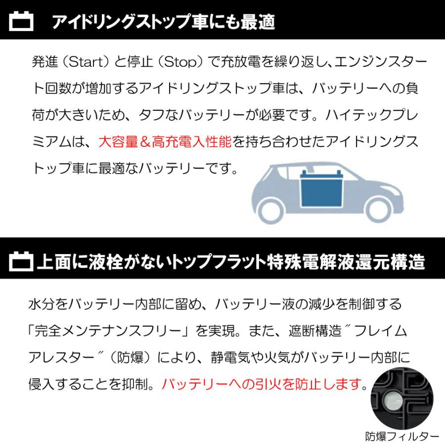 HTP-S-95/130D26L S-95 130D26L バッテリー BOSCH ボッシュ アイドリングストップ車用 自動車用 高性能 充電制御 HTP EXI メーカー直送｜yubuhin｜04