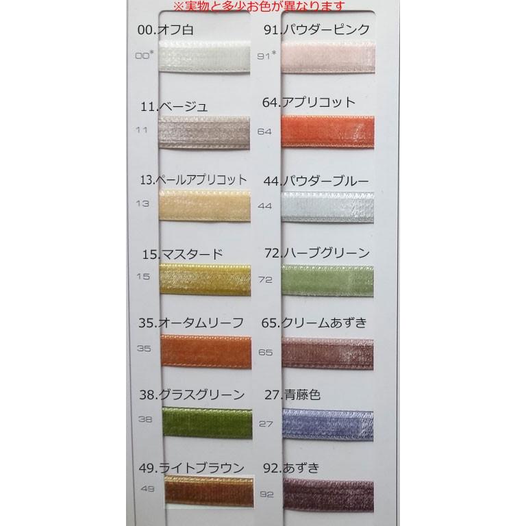 【ポイント2倍！】【5ｍ巻】No.4000-18mm 木馬 両面ベルベットリボン  (2個のご注文で10m巻)（お取り寄せ）｜yucasiho｜03