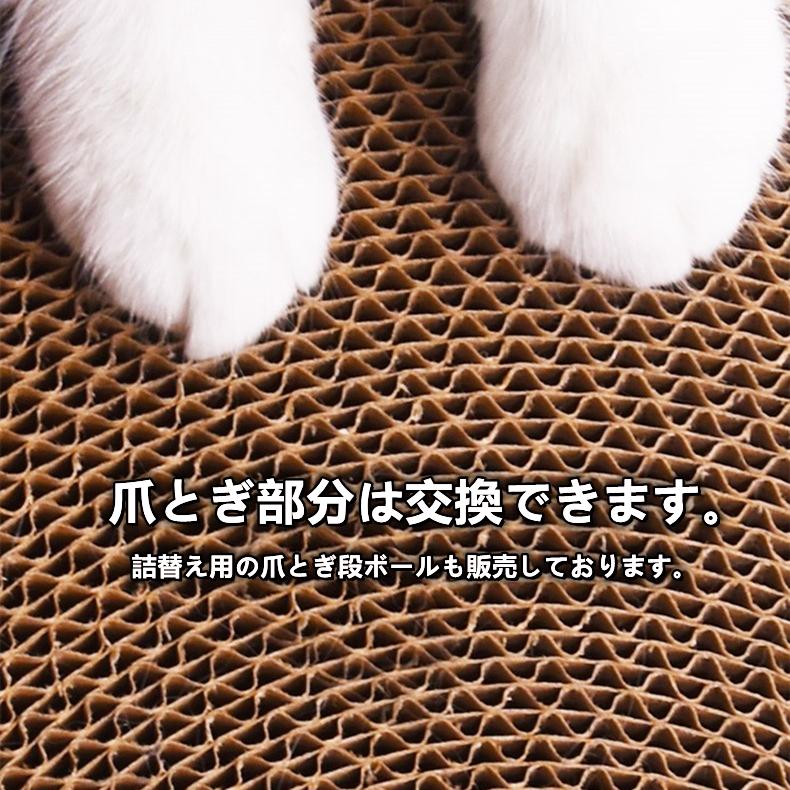 猫爪とぎ 人気 段ボール スクラッチャー 猫おもちゃ 猫ベッド ストレス解消 丸形 爪磨き おしゃれ 可愛い 猫耳 送料無料｜yuchong-store｜07