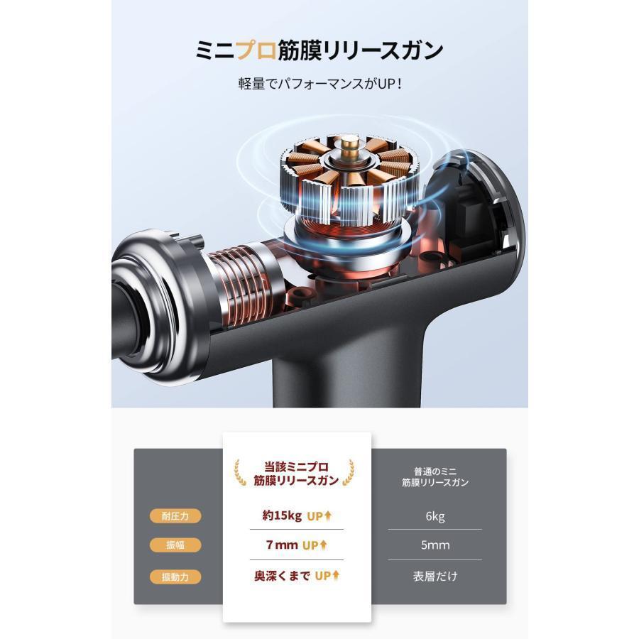 筋膜リリースガン MERACH（メリック）ミニプロ筋膜リリースガン