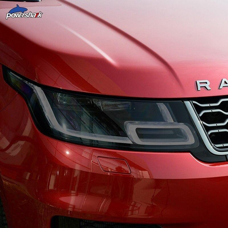 Range Rover ヘッドライト 保護フィルム 黒 tpu レンジローバー evoque 