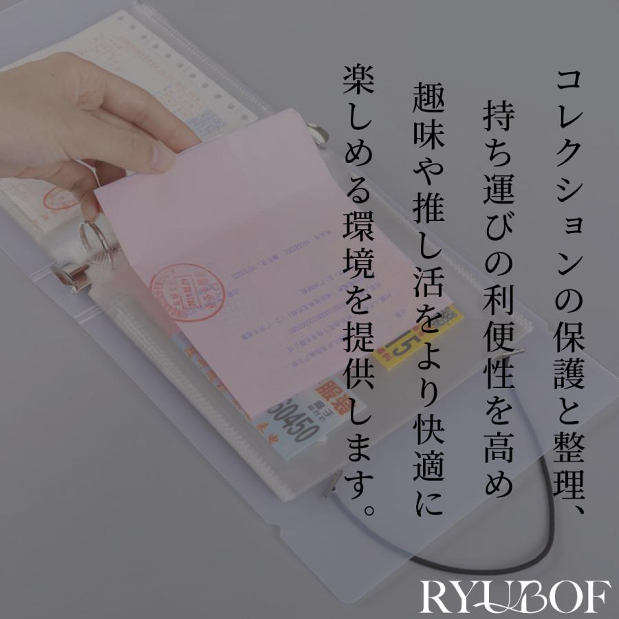C 50枚 収納ケース ミニ色紙ホルダー 折りたたみ式 推し 透明リフィル