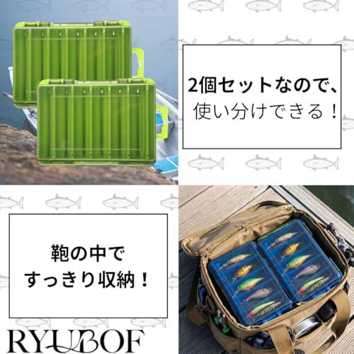 ルアーケース ワームケース ジグケース 釣り道具収納 両面 収納