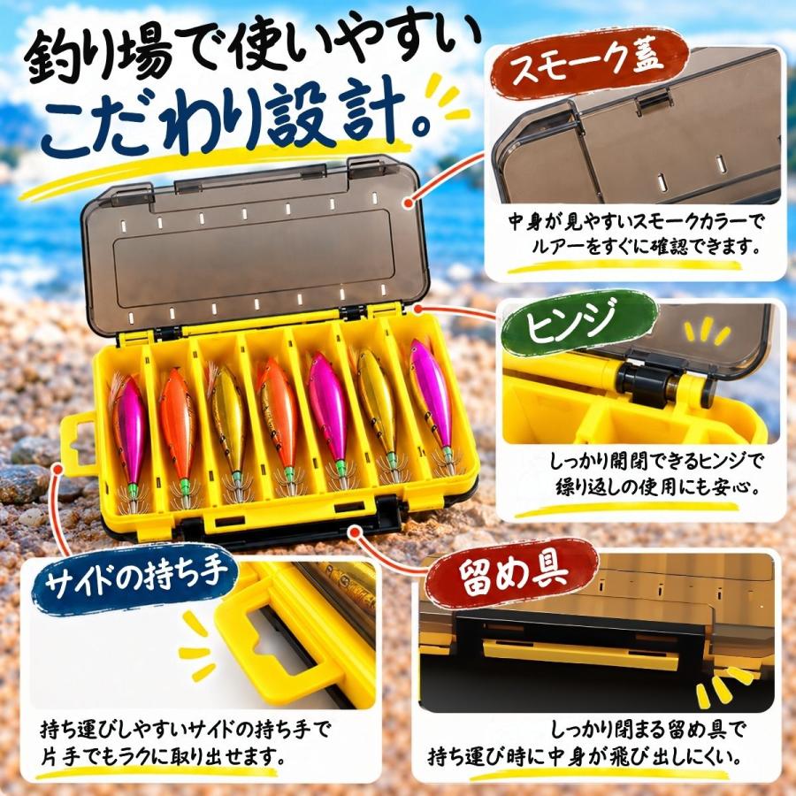 ルアーケース ワームケース ジグケース 釣り道具収納 両面 収納