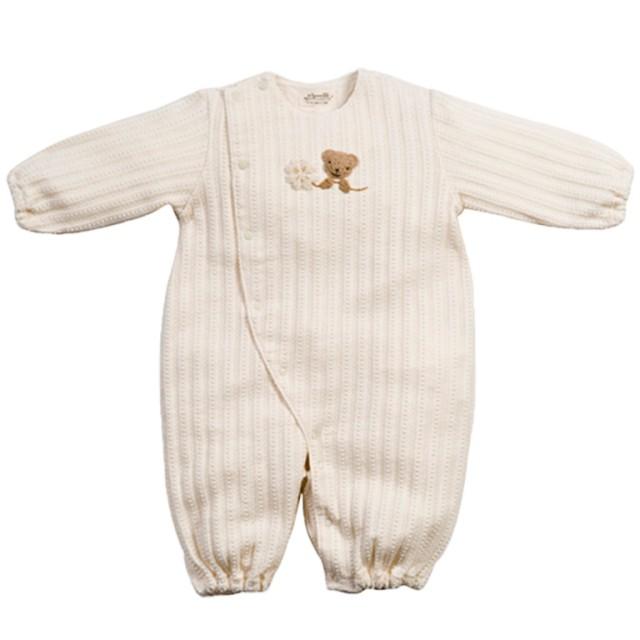 オーガニックコットン★2Wayロンパース★カバーオール★ベビードレス★新生児〜半年★日本製/出産祝い/ギフト/男の子/女の子/喜ばれるプレゼント/人気 | アモローサ | 02