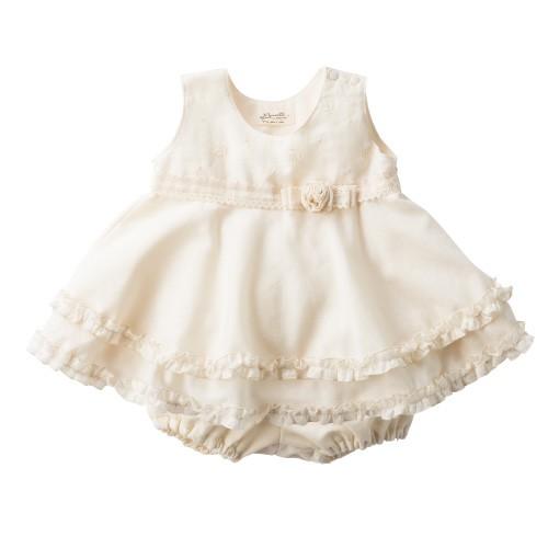 オーガニックコットン★ベビードレス+ブルマのセット★ワンピース★サンドレス★日本製/出産祝い/ギフト/男の子/女の子/喜ばれるプレゼント/人気/安心安全 | アモローサ | 01