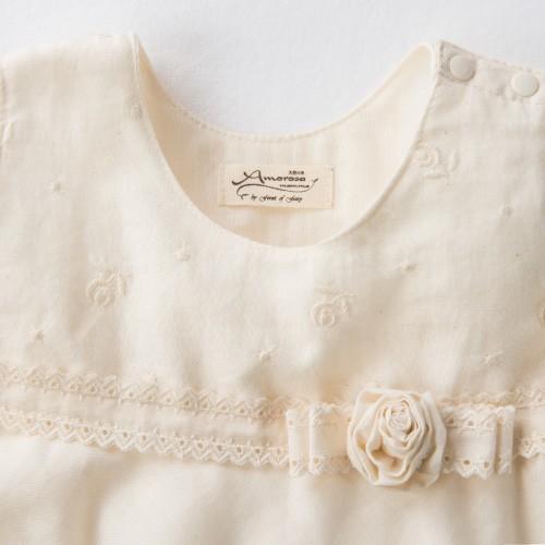 オーガニックコットン★ベビードレス+ブルマのセット★ワンピース★サンドレス★日本製/出産祝い/ギフト/男の子/女の子/喜ばれるプレゼント/人気/安心安全 | アモローサ | 02