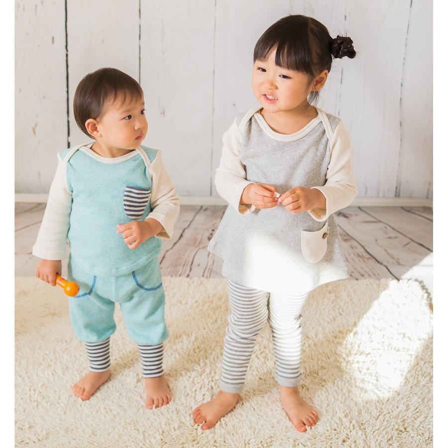 【箱入り】コンビ・Tシャツ＋バルーン・パンツのセット【出産祝い】yuga☆オーガニックコットンのベビー服☆ |  | 02