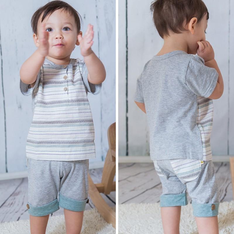 yuga　ヘンリーネック・Tシャツ　オーガニックコットン100%／日本製【出産祝い】 |  | 01