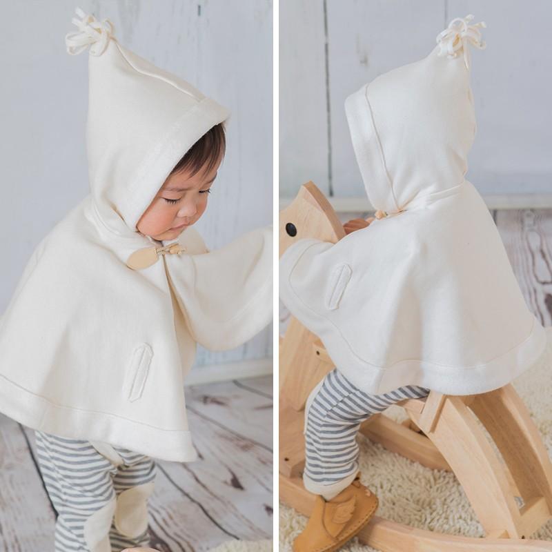 【箱入り】ダッフル・マント【出産祝い】yuga☆オーガニックコットンのベビー服☆ |  | 02