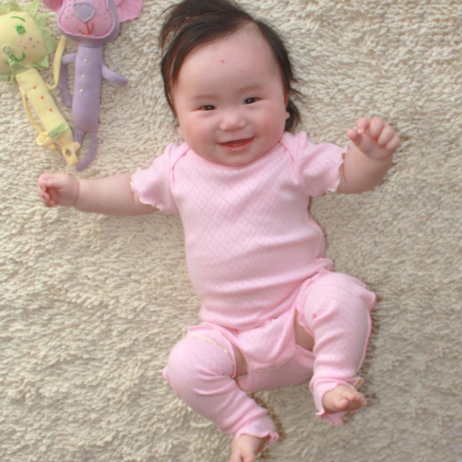 【箱入り】やわらかボディ＋レッグウォーマーのセット【天然染め】yuga☆オーガニックコットンのベビー服☆ |  | 06