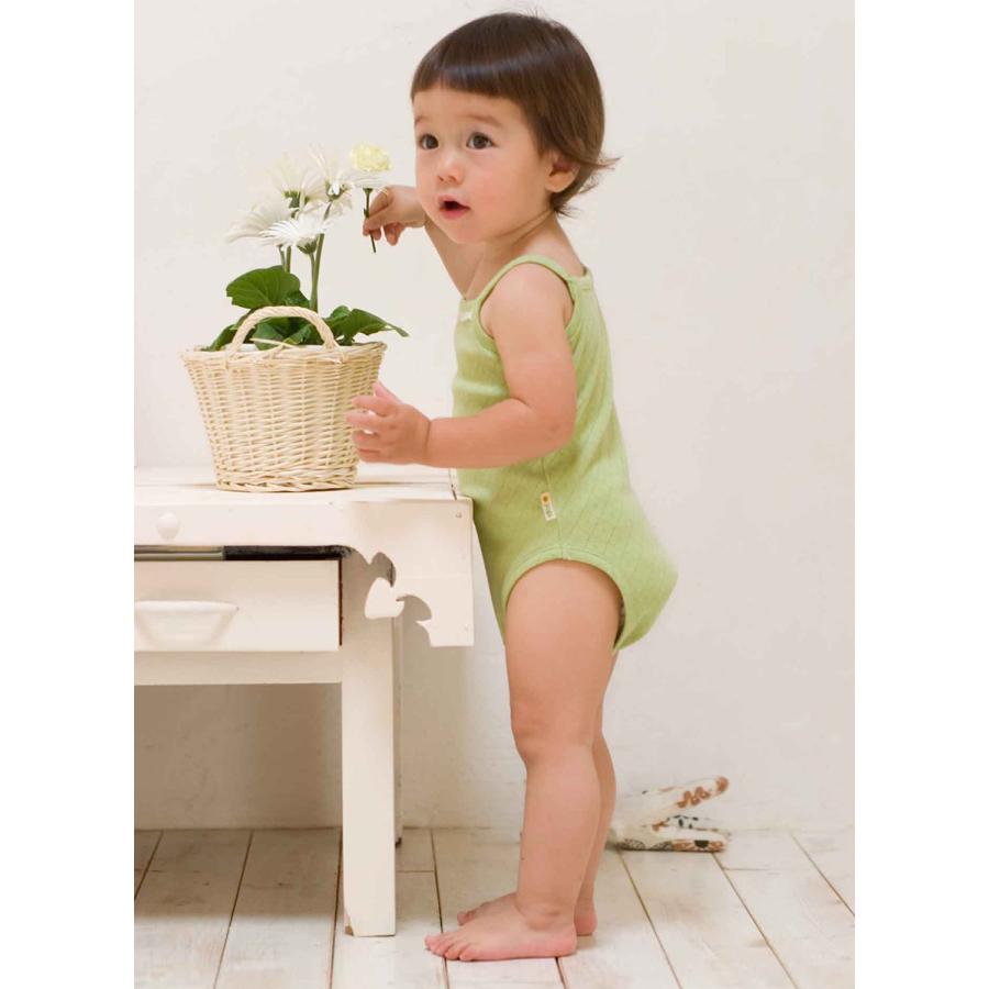 ☆オーガニックコットンのベビー服☆『yuga』のベビーキャミソール・天然染め【出産祝い】／日本製 |  | 01