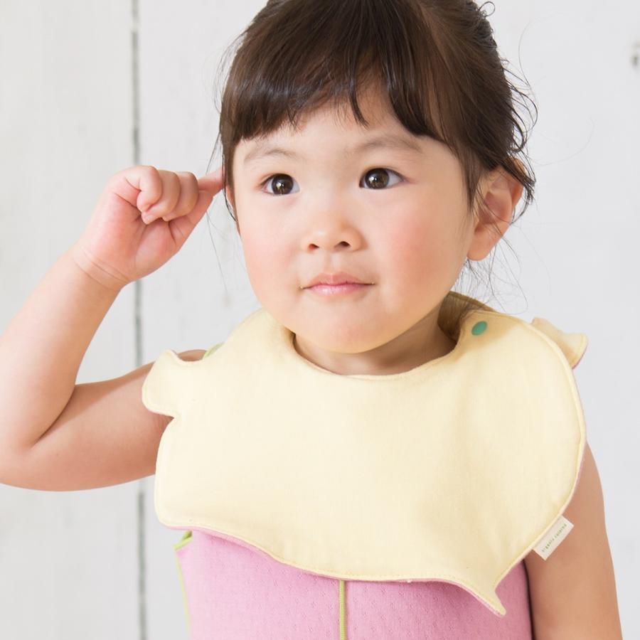 ☆オーガニックコットンのよだれかけ☆ カラフルで可愛い『yuga』の葉っぱのスタイ♪天然染めで出産祝いなどのプレゼントにも最適です／日本製 |  | 03