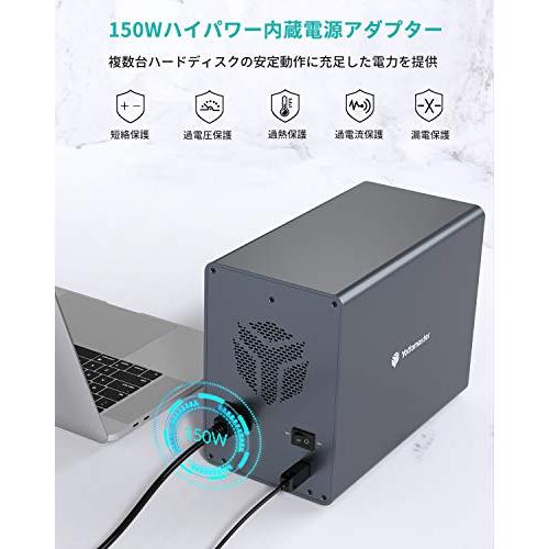 Yottamaster HDDケース 3.5インチ USB3.0接続 5Bay ハードディスク