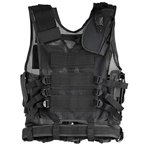 贈呈Sutekus タクティカルベスト 600Dポリエステル ベスト ミル