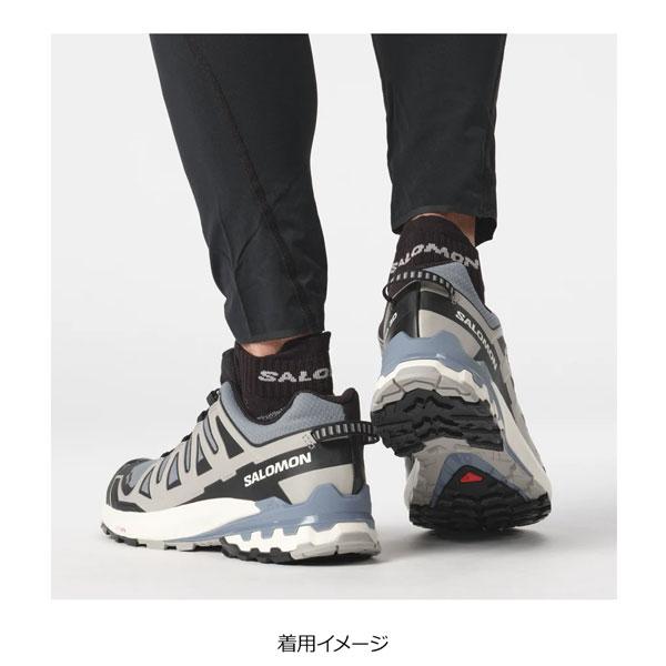 登山 トレッキング トレラン 24SS SALOMON サロモン XA PRO 3D V9 GTX エックスエープロ3ディーブイ9ゴアテックス FlintStone/Black/GhostGray｜yugakujin｜04