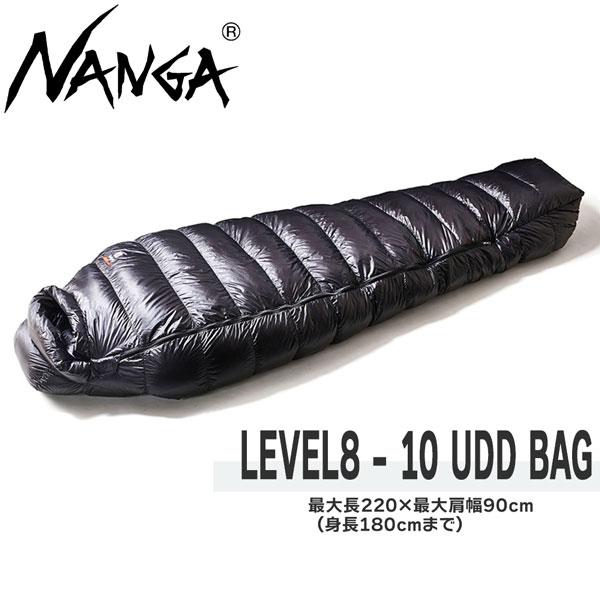 NANGA ナンガ LEVEL8-10 UDD BAG レギュラー ブラック ダウン NANGA ナンガ LEVEL8-10 UDD BAG レギュラー ブラック ダウン