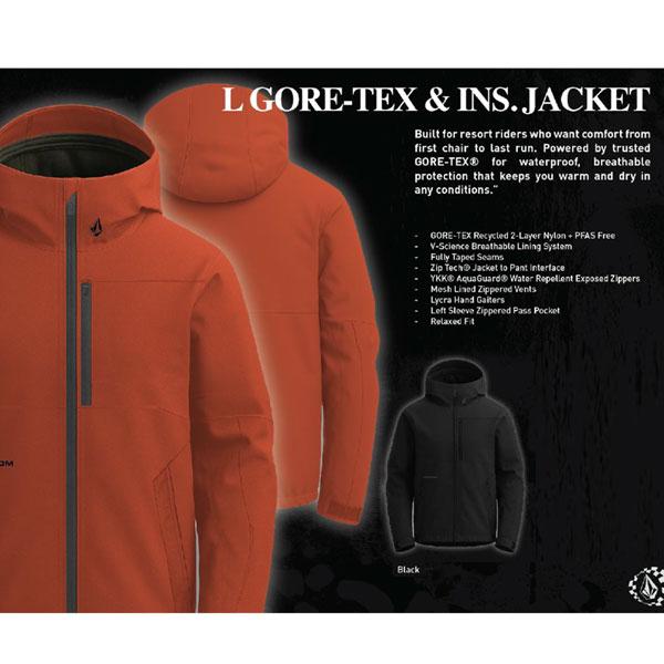 VOLCOM（ボルコム） 予約 26-27モデル VOLCOM L GORE-TEX JACKET