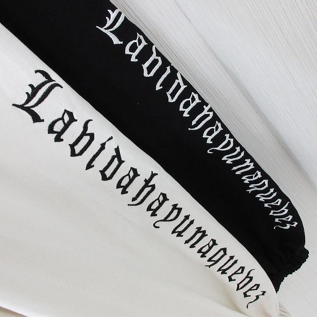 Dealivez Black Letter ALL刺繍 HIPロゴ 立体カーゴポケット付 Wide