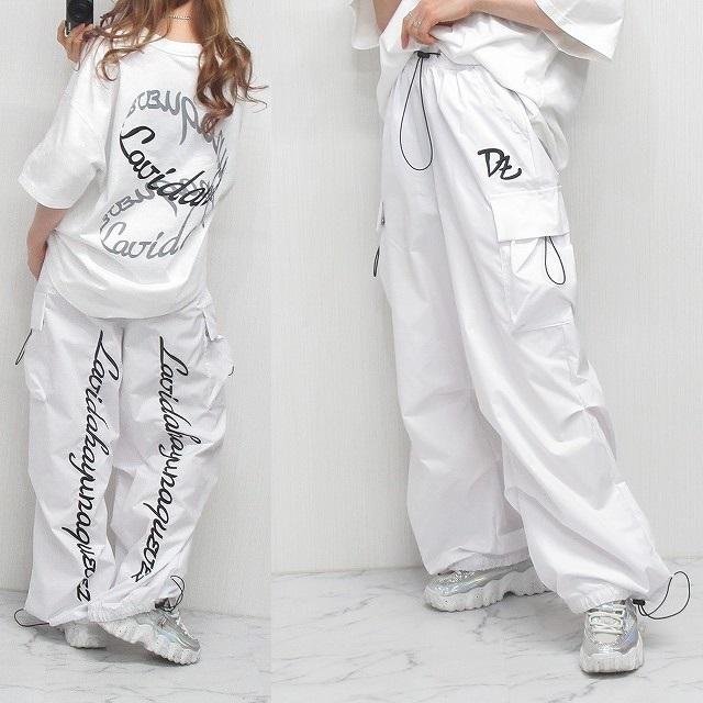 Dealivez 刺繍ロゴ カーゴパンツ Wide ワイドパンツ BOYS