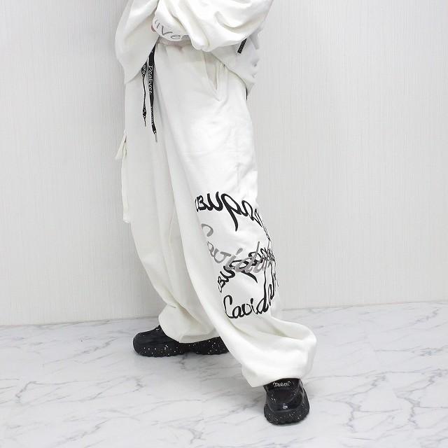 Dealivez ALL刺繍 Wリングチェーン SIdeロゴ 立体カーゴポケット付