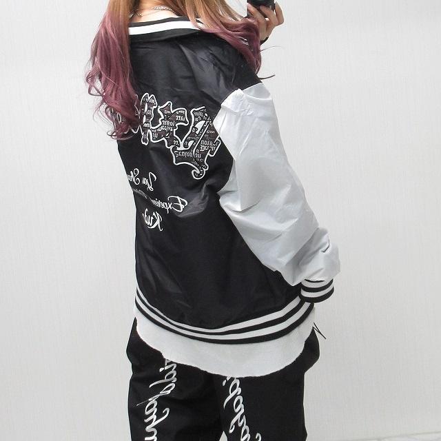 トラックジャケット ワッペン 配色切替 スタジャン : yugstyle.co