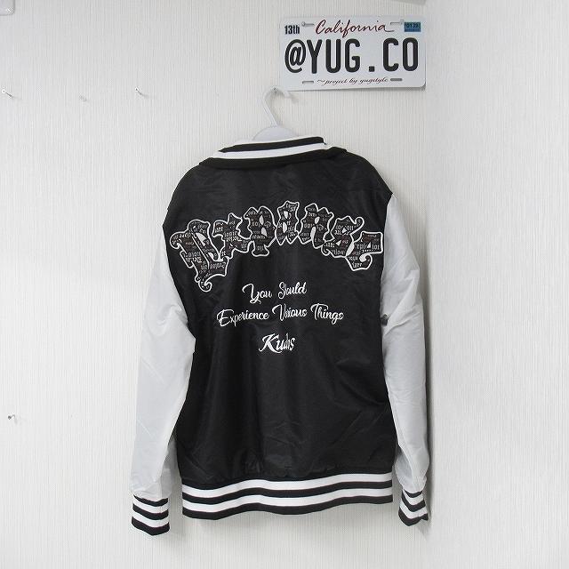 トラックジャケット ワッペン 配色切替 スタジャン : yugstyle.co