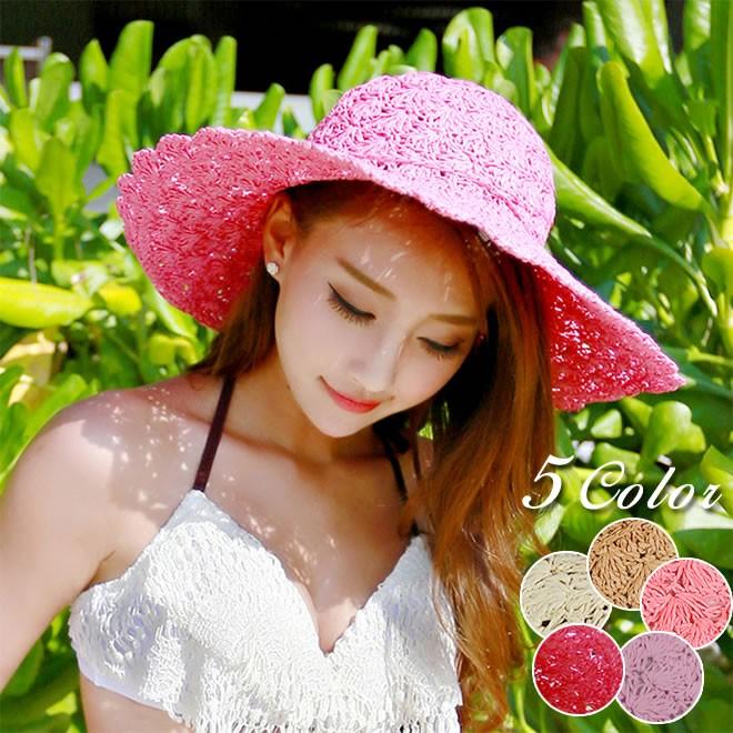 スカラハット レディース 透かし リボン つば広 紫外線 対策 帽子 おしゃれ 紐付き Uvカット 女の子 麦わら帽子 優品 セール Prettyfunnyballoons Com