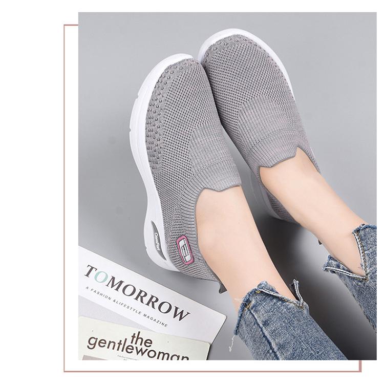 スニーカー レディース スリッポン メッシュ ニットスニーカー ニット