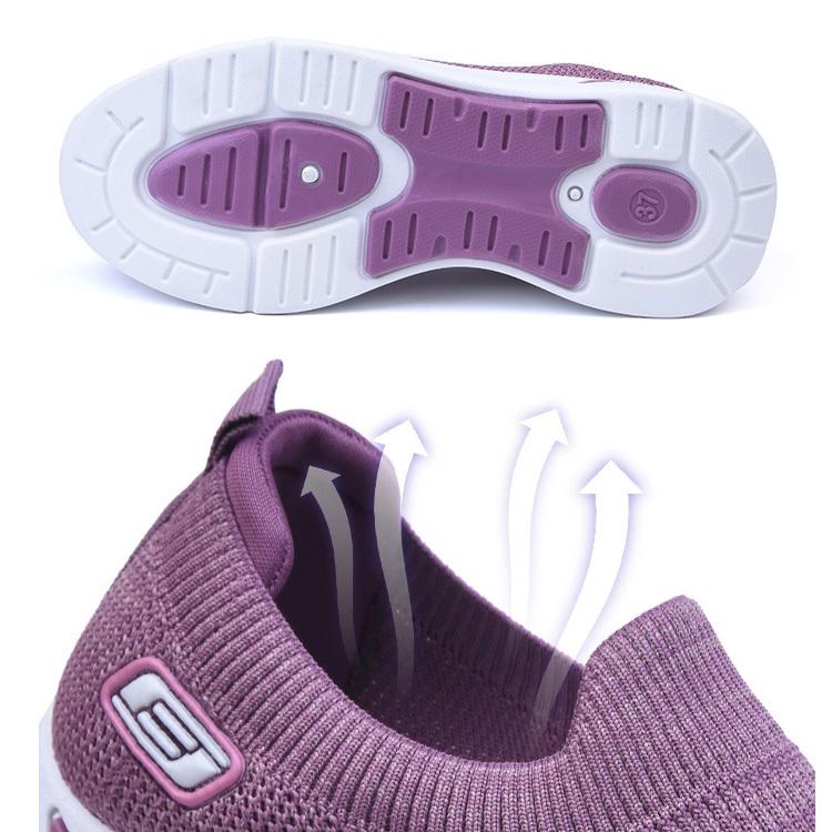 スニーカー レディース スリッポン メッシュ ニットスニーカー ニット