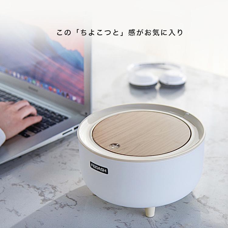 ゴミ箱 ごみ箱 ダストボックス ふた付き 蓋つき 臭わない 円型 ゴミ袋が見えない ワンタッチ 7l 7リットル 足付き リビング キッチン 新生活｜yuhin｜10