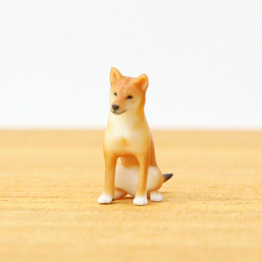 柴犬（キツネ顔）のミニチュアフィギュア : ゆほびかヤフー