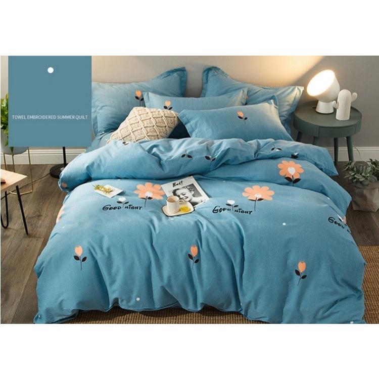 東欧柄掛け布団カバー 4点セット 掛け布団カバー シングル ダブル クイーン( 布団カバー 1枚 シーツ 1枚 枕カバー ２枚)b2a1517