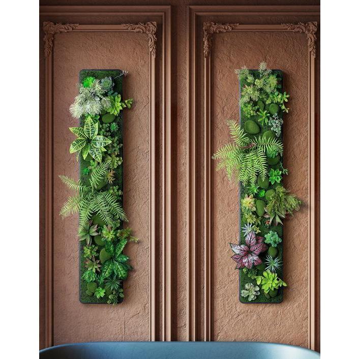 壁掛け 壁飾り ウォールパネル 造花 観葉植物 人工観葉植物 お祝い 壁飾り 新築祝い 人工植物 壁 パネル おしゃれ o47