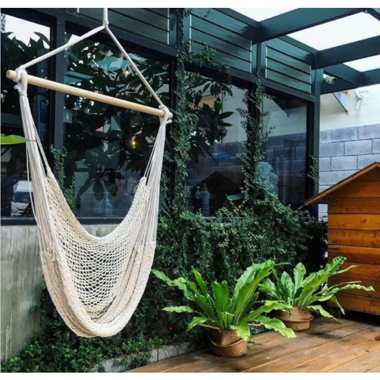 ハンモックチェア 吊り椅子 スイング ハンモックチェア ハンモック アウトドア ラウンジチェア キャンプ用品 d128