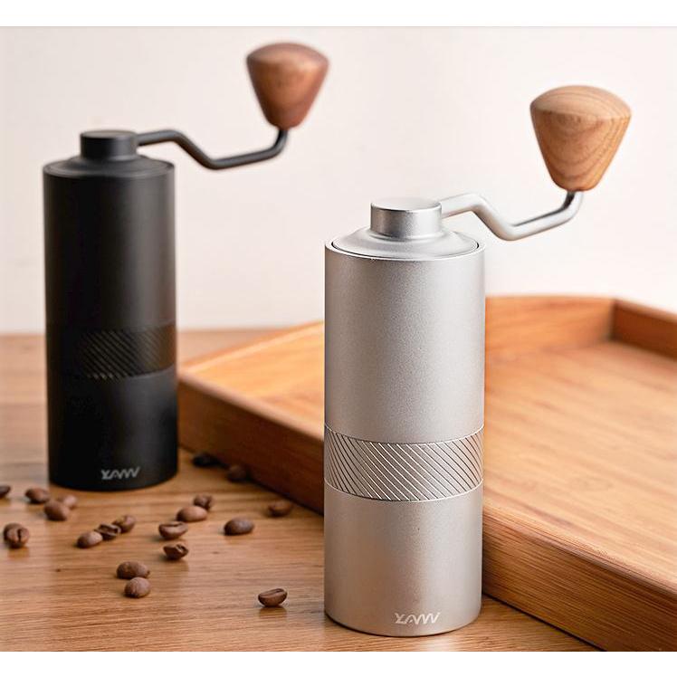 コーヒーミル コーヒー ミル 手挽きコーヒーミル 粗挽き 中挽き 細挽き 粗さ調整 キャンプ オシャレ f37