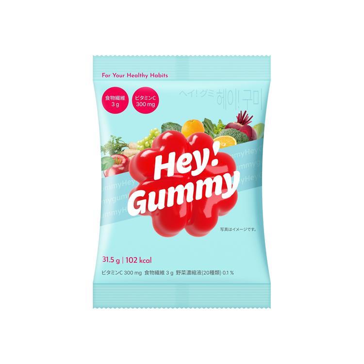 FOODLOGY ヘイ！グミ ビタミンCと食物繊維を1袋で！ : 結ドラッグ