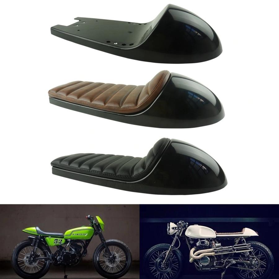 人気の春夏 シングルシートカウル カフェレーサー 高品質 ブラウン Kawasaki Kz400 W650 Champagnelefevre Fr