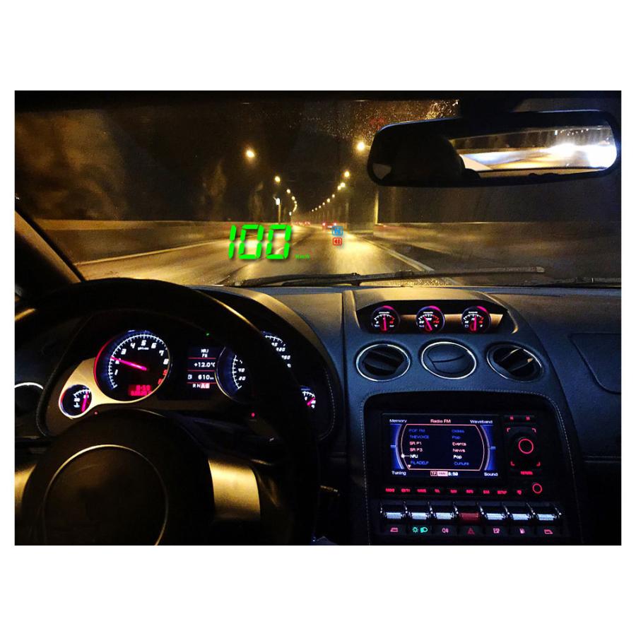 ヘッドアップディスプレイ フロントガラス 反射 Hud Obd2 Gps デジタルスピードメーター カラフル 車載スピードメーター Y142 Yuilmyshop 通販 Yahoo ショッピング