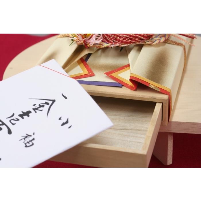 結納セット 略式 「和」(結納用)基本セット＋付属・金屏風付〔藤