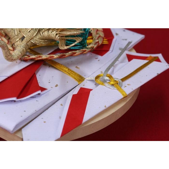 結納品セット・結納飾り・略式結納品 鶴 (結納用)基本セット+付属〔藤