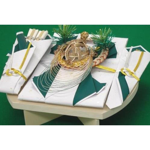 結納品 結納品セット・結納飾り・略式結納品 鶴 (結納用)基本セット+付属〔藤