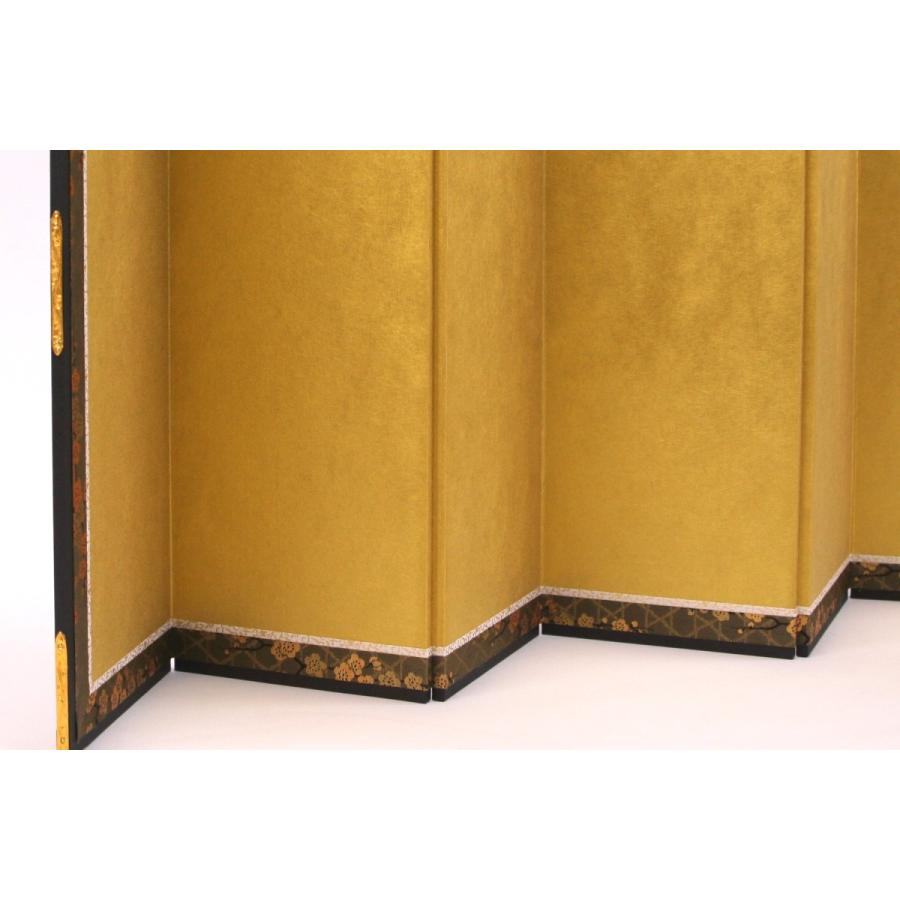 金屏風 単品 お雛様 雛人形 屏風のみ ディスプレイ 結納用・13号(金彩