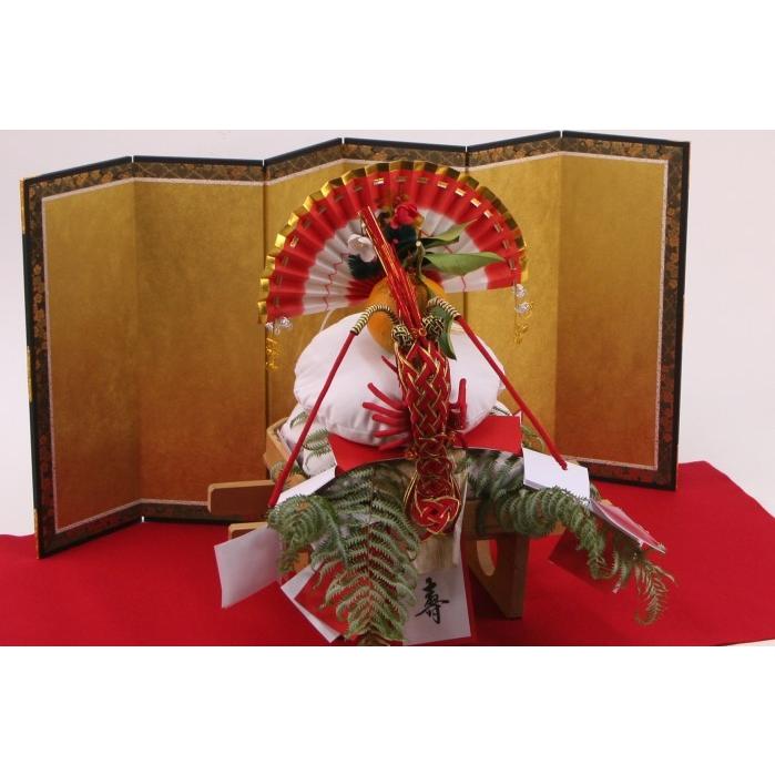 金屏風 単品 お雛様 雛人形 屏風のみ ディスプレイ 結納用・13号(金彩