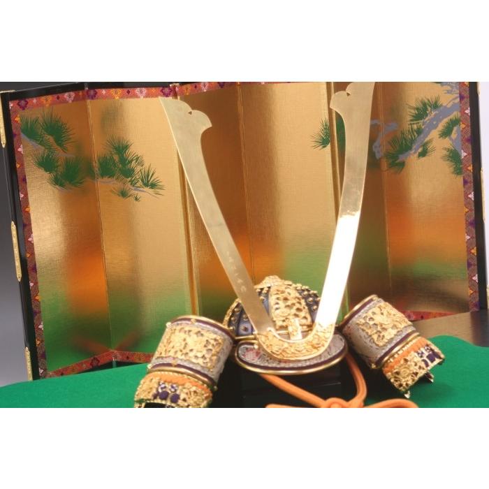 金屏風 単品 お雛様 雛人形 屏風のみ ディスプレイ 結納用・12号