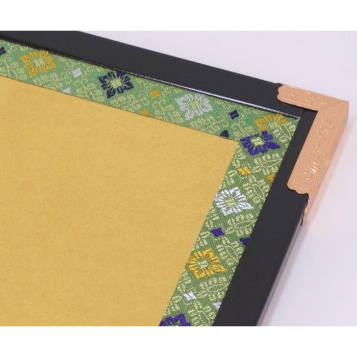 金屏風 単品 お雛様 雛人形 屏風のみ ディスプレイ 結納用・18号緑彩