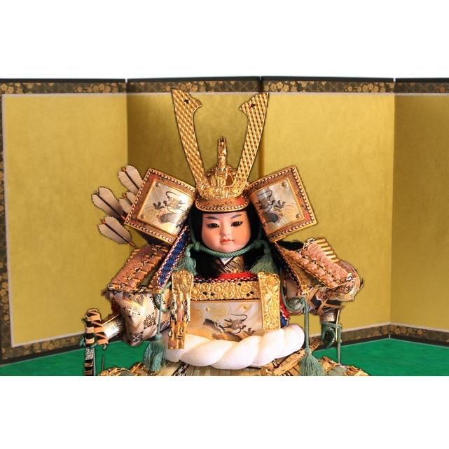 金屏風 単品 お雛様 雛人形 屏風のみ ディスプレイ 結納用・15号(金彩