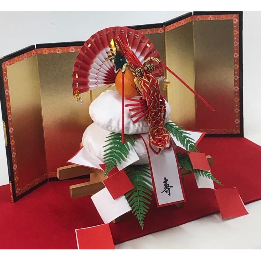 正月飾り 鏡餅飾り 水引飾(絹巻・伊勢海老) : 結納ドットコム